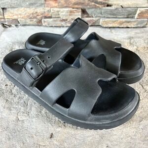 Black Summer Wild Fable Slides Sandals 8